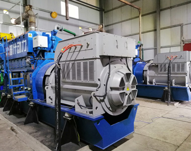 丰都甘泰沼气发电项目配星空平台2台850KW/10.5KV6极高压发电机