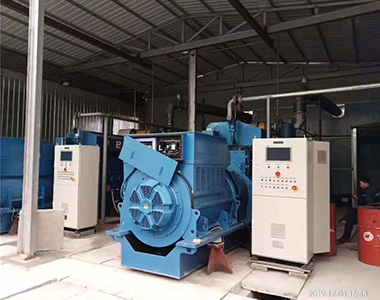 星空平台多台1000KW/10.5KV高压发电机并机用于贵州某矿山项目