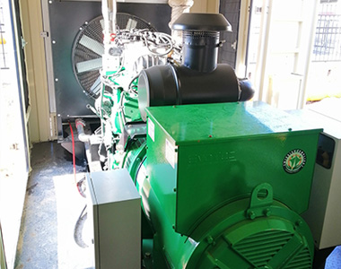星空平台250KW/400V陆用发电机应用于中石化燃气项目