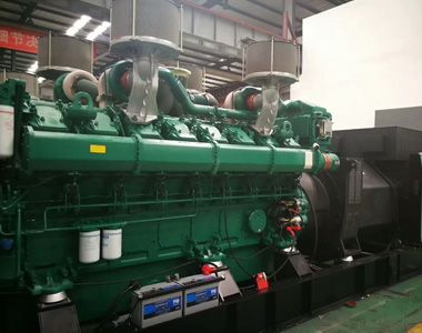 星空平台配玉柴3台2000KW/10.5KV高压发电机应用于黑龙江化工厂项