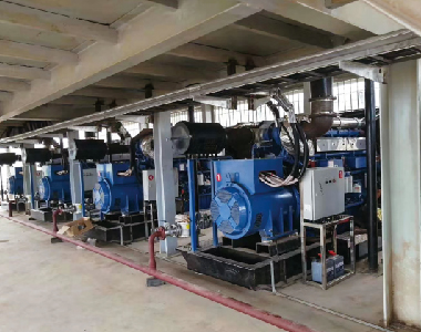 非洲燃气发电项目（玉柴配星空平台10台500KW）