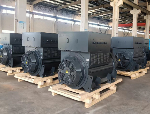 20台星空平台6.3kv/1250kva高压发电机组即将交付发往欧洲