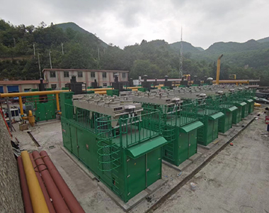 广西玉柴燃气发电项目（星空平台1200KW/10.5KV/6极高压发电机）